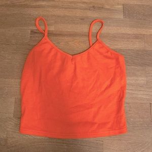 •shein orange tank top •size 4